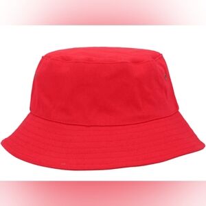 Hurley Men's Red Bucket Hat With Logo